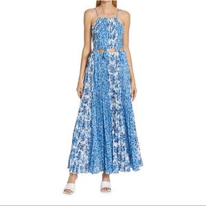 AMUR - Holland Pleated Floral Dress